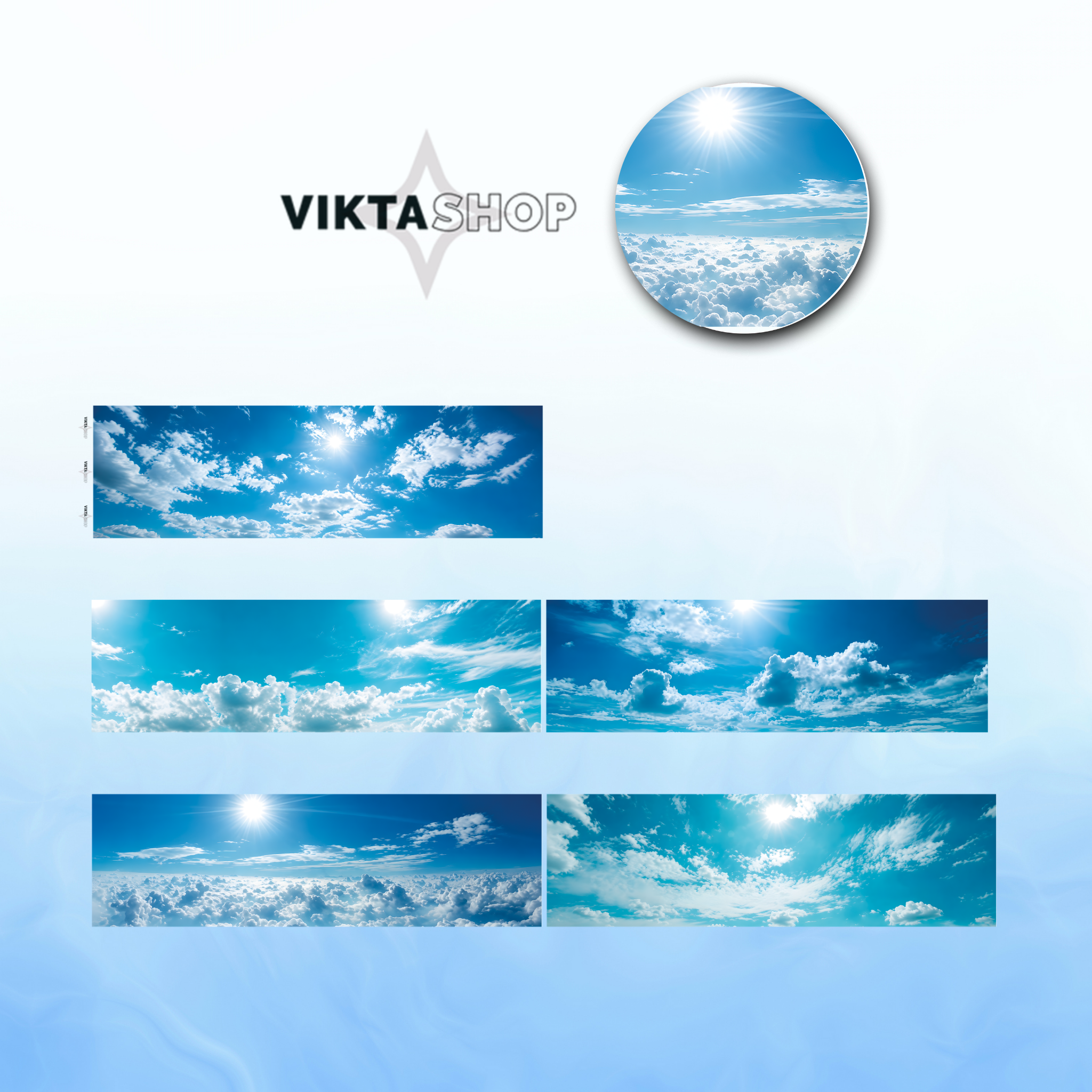 Viktashop Sun Sky PET Tape 6cm x 1m