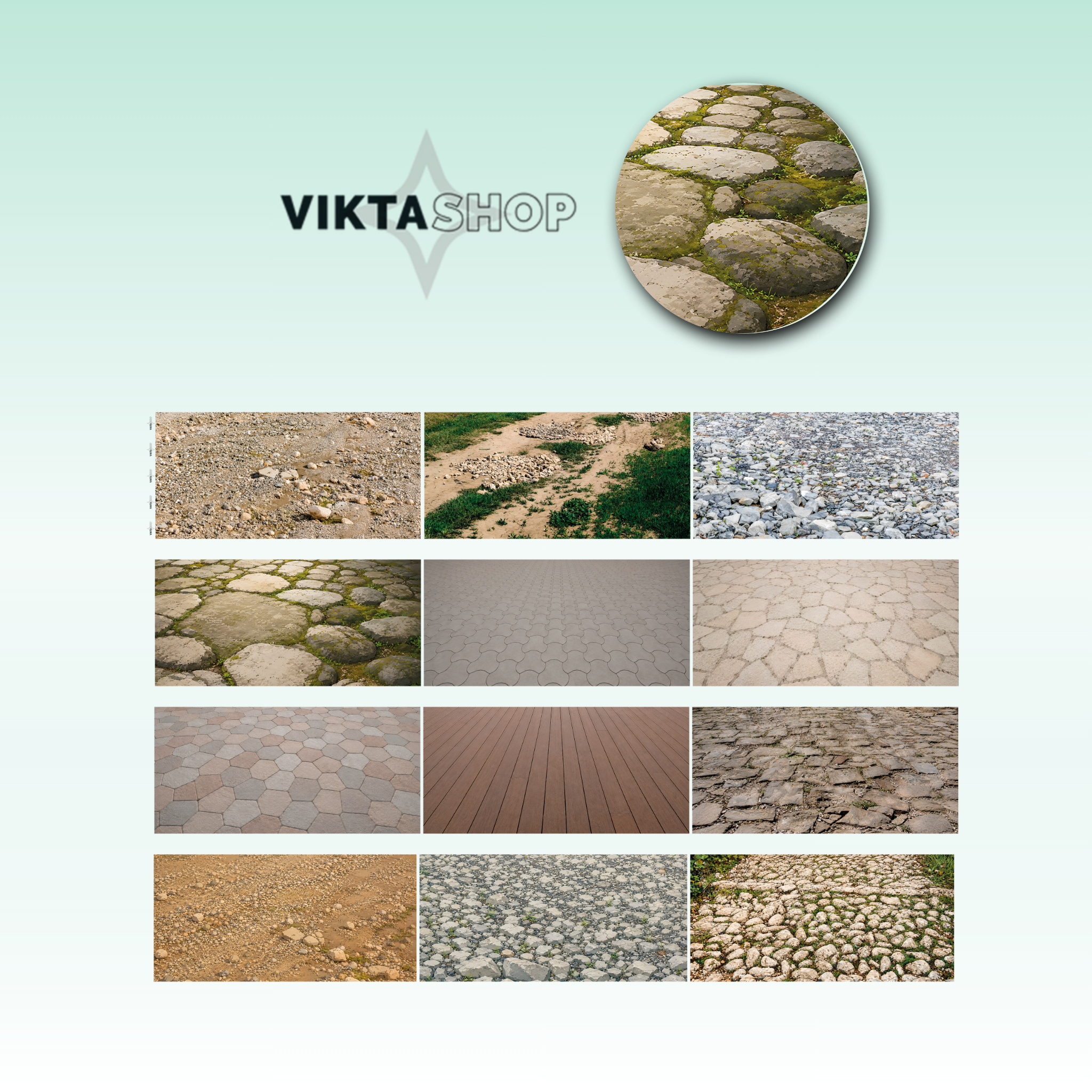 Viktashop The Ground PET Tape 10cm x 2.5m