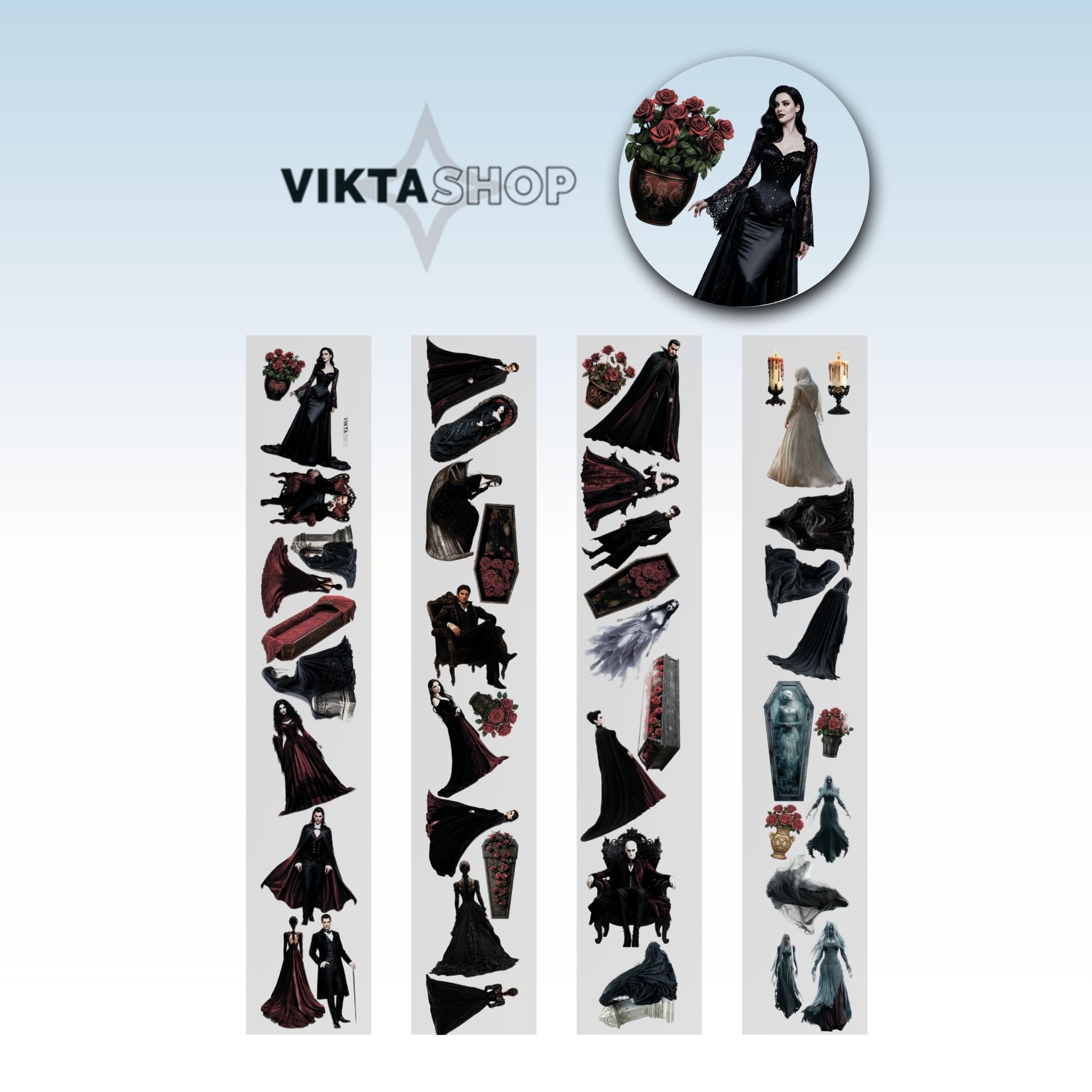 Viktashop Vampire PET Tape 9cm x 2.5m