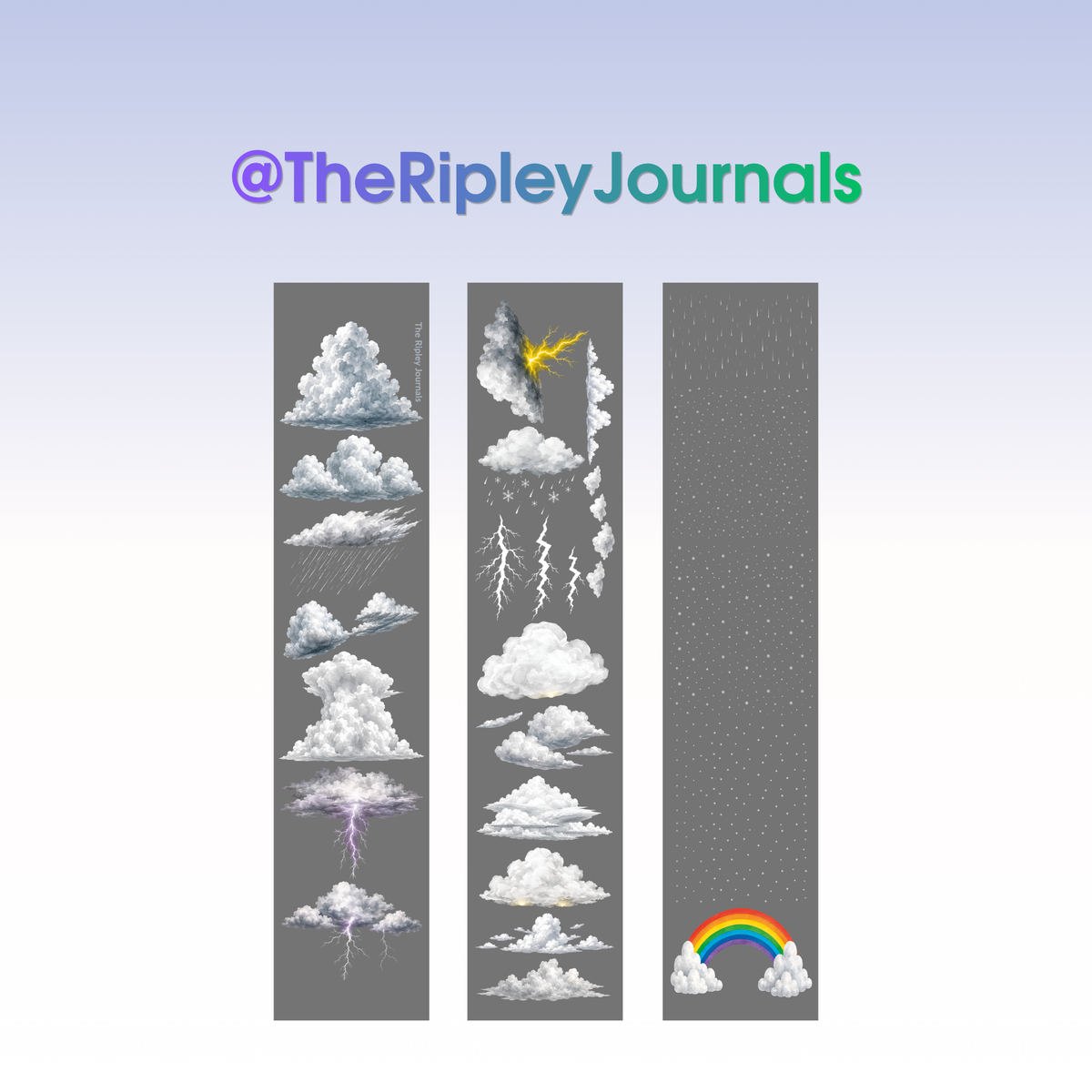 The Ripley Journals Weather Elements PET Tape 7cm x 1m