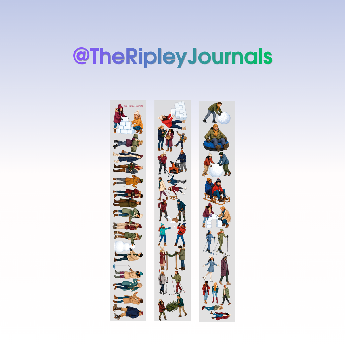 The Ripley Journals Winter Characters PET Tape 6cm x 1,25m
