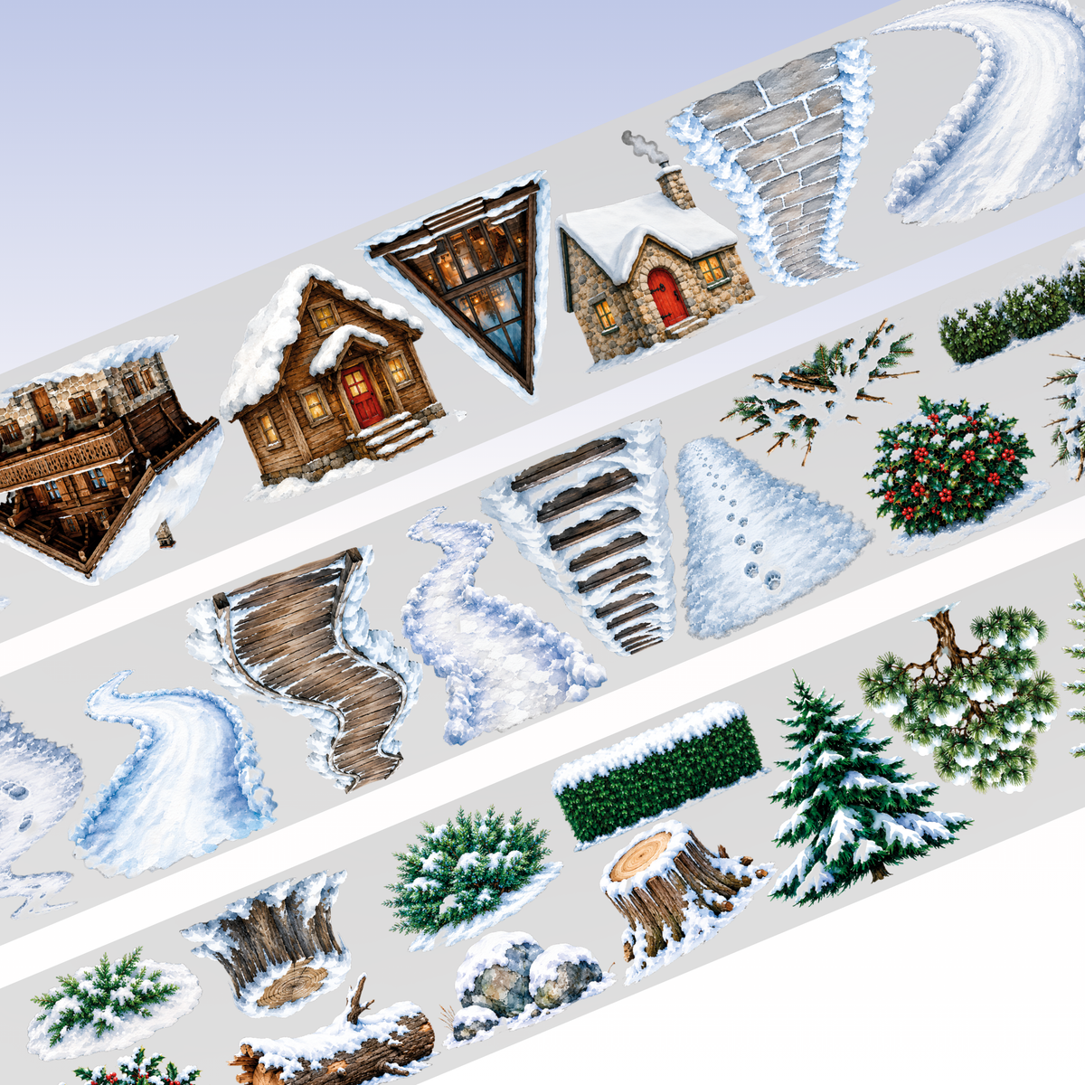 The Ripley Journals Winter House PET Tape 7cm x 1,25m