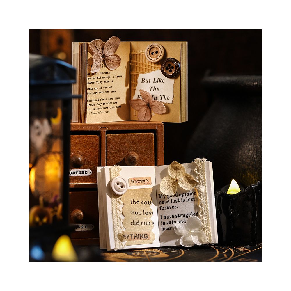 Antique Magic Bookstore Mini Book 4 Styles - ViktaShop