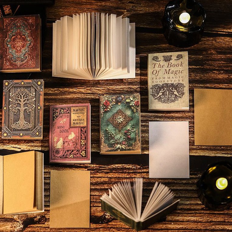 Antique Magic Bookstore Mini Book 4 Styles - ViktaShop