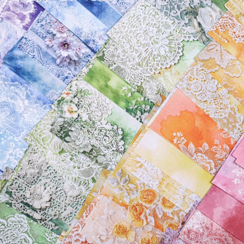 Artistic Designs Material Paper 6 Styles 30 Sheets - ViktaShop