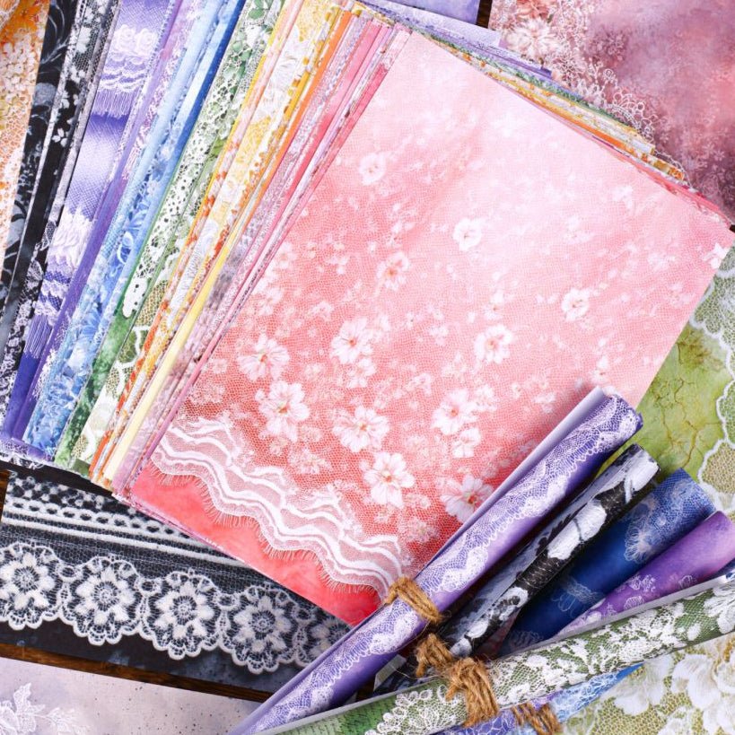 Artistic Designs Material Paper 6 Styles 30 Sheets - ViktaShop
