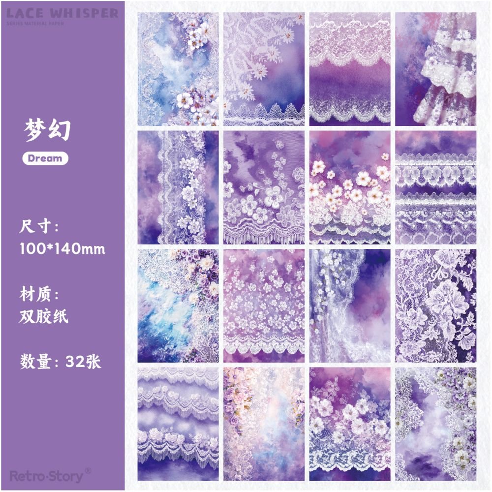Artistic Designs Material Paper 6 Styles 30 Sheets - ViktaShop