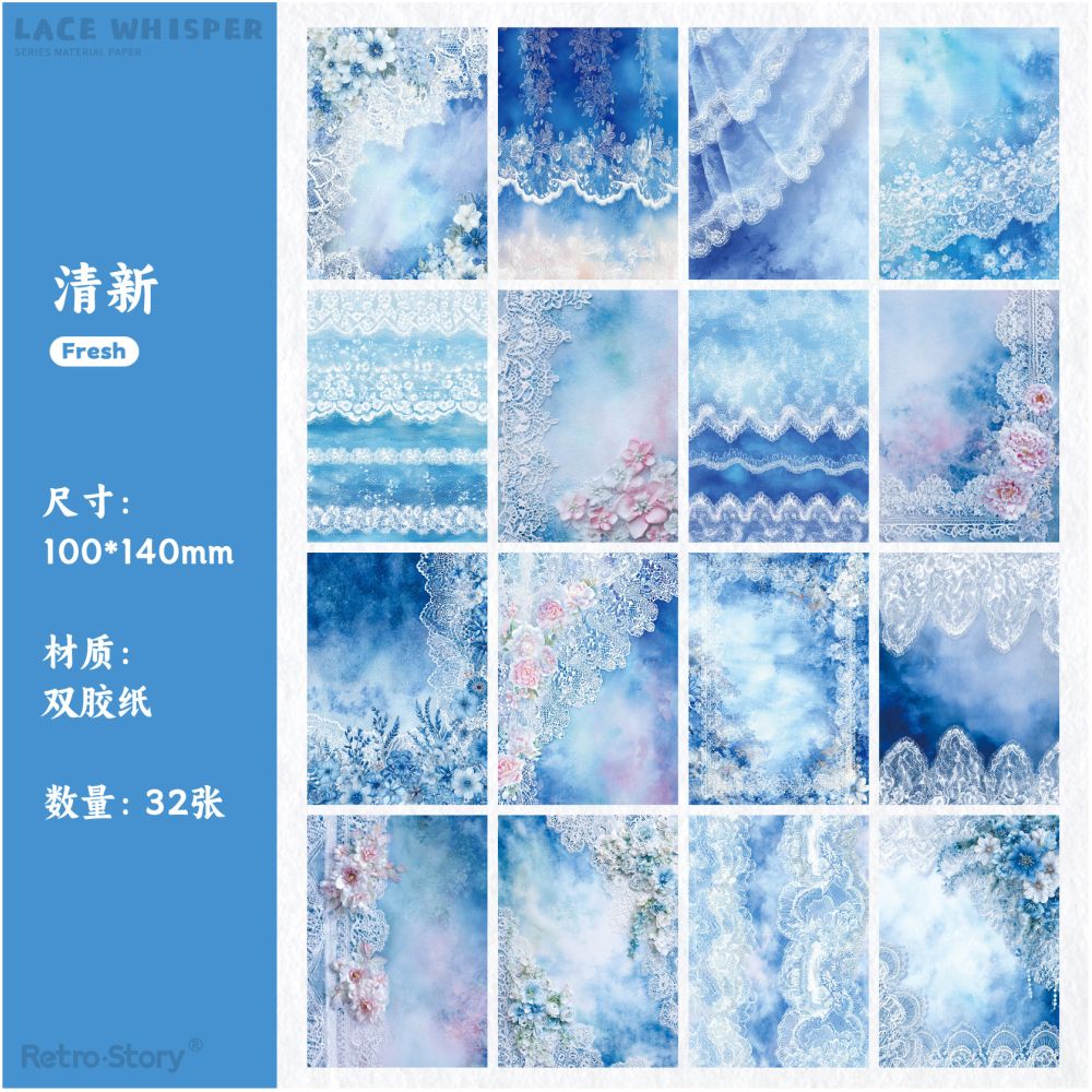 Artistic Designs Material Paper 6 Styles 30 Sheets - ViktaShop