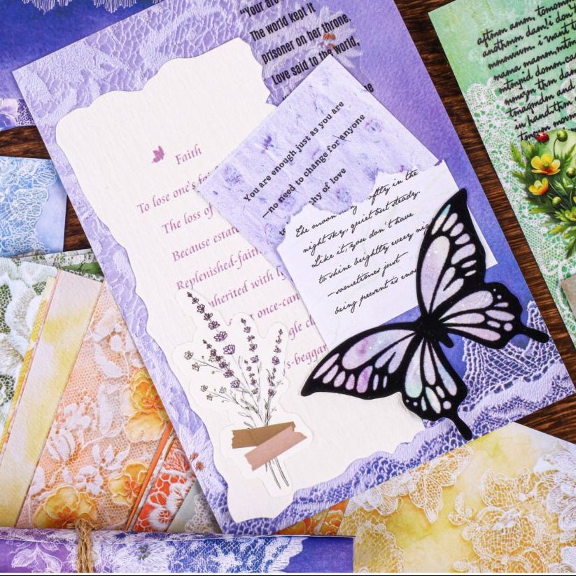 Artistic Designs Material Paper 6 Styles 30 Sheets - ViktaShop