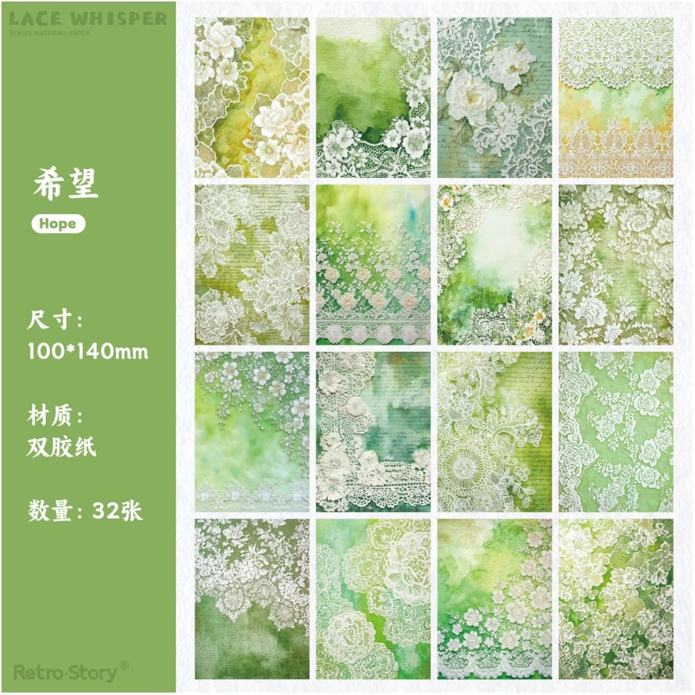 Artistic Designs Material Paper 6 Styles 30 Sheets - ViktaShop