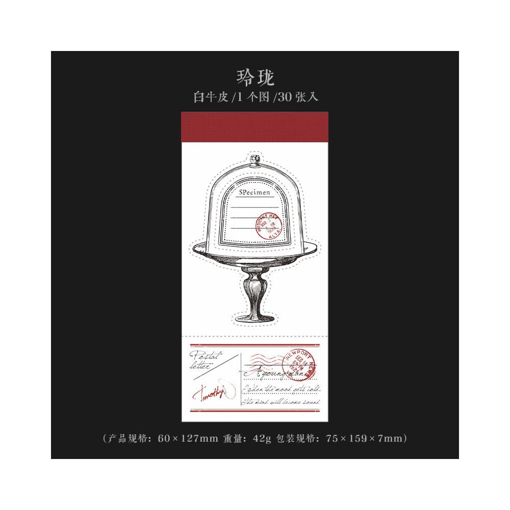 Booklet Series Cutout Material Paper 30 Sheets 8 Styles - ViktaShop