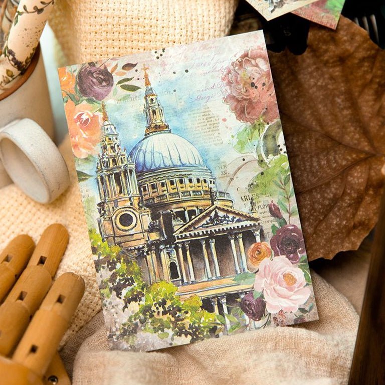 Breeze on the Road Series Material Paper 5 Designs 30 Pcs - ViktaShop