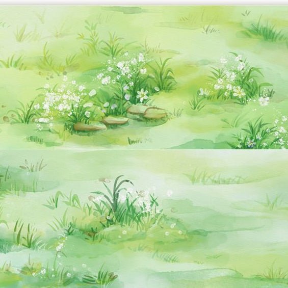 Ceenie flooring grass landscape paper tape 4cm x 2m 4 Types - ViktaShop