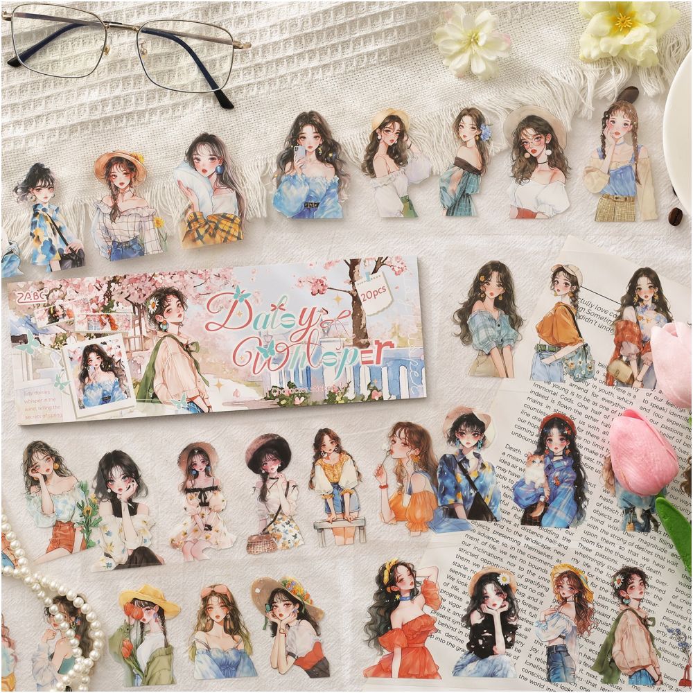 Character themed PET Stickers 20 sheets 4 designs - ViktaShop