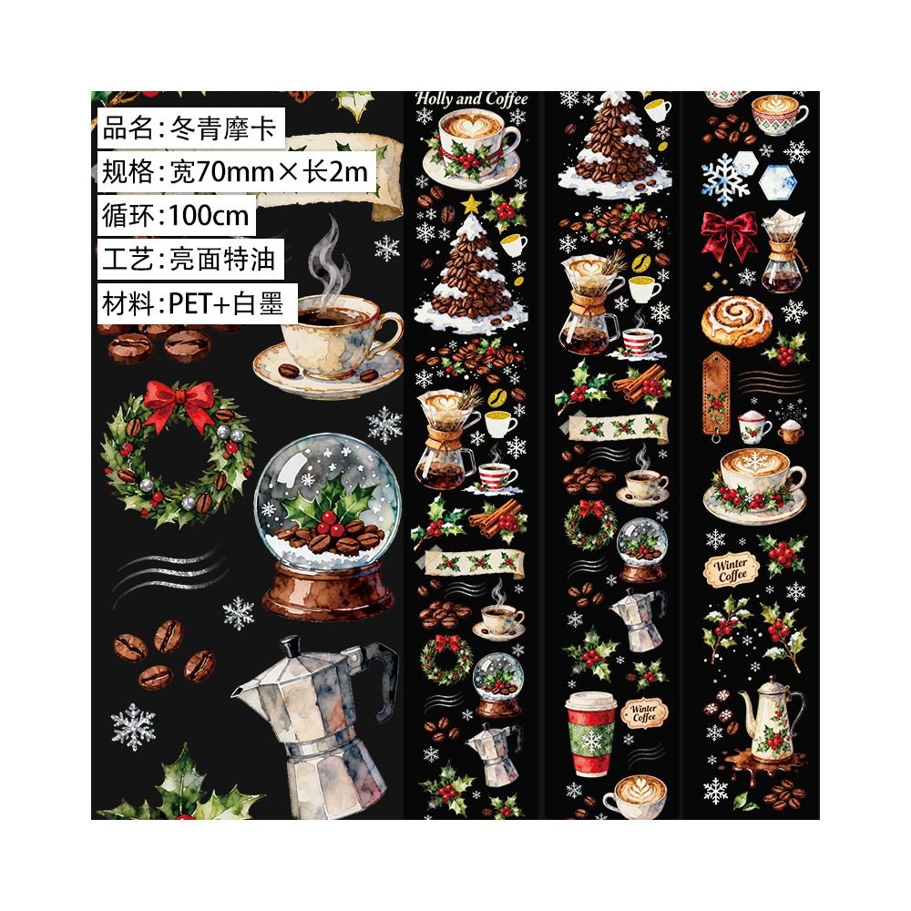 Christmas Series PET Tape 6 Styles - ViktaShop