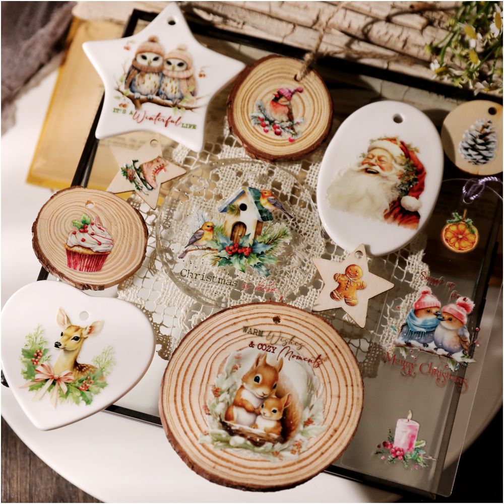Christmas Series Transfer Paper Stickers 2 Pcs - ViktaShop