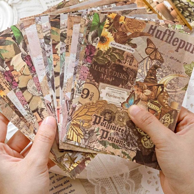 Collage Workshop Series Material Paper 6 Designs 30 Pcs - ViktaShop