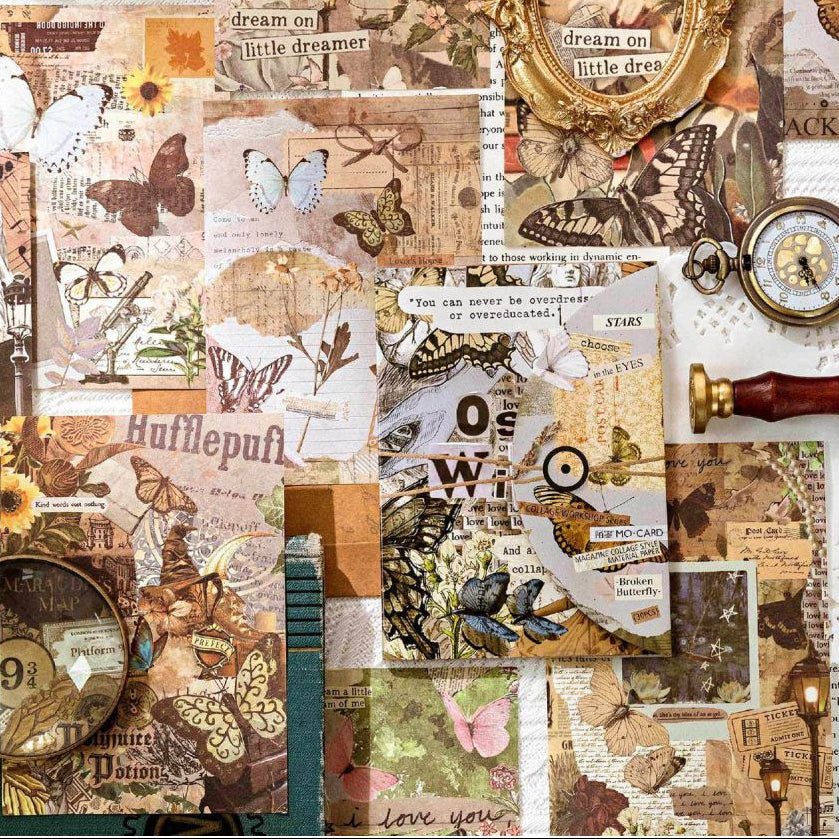 Collage Workshop Series Material Paper 6 Designs 30 Pcs - ViktaShop
