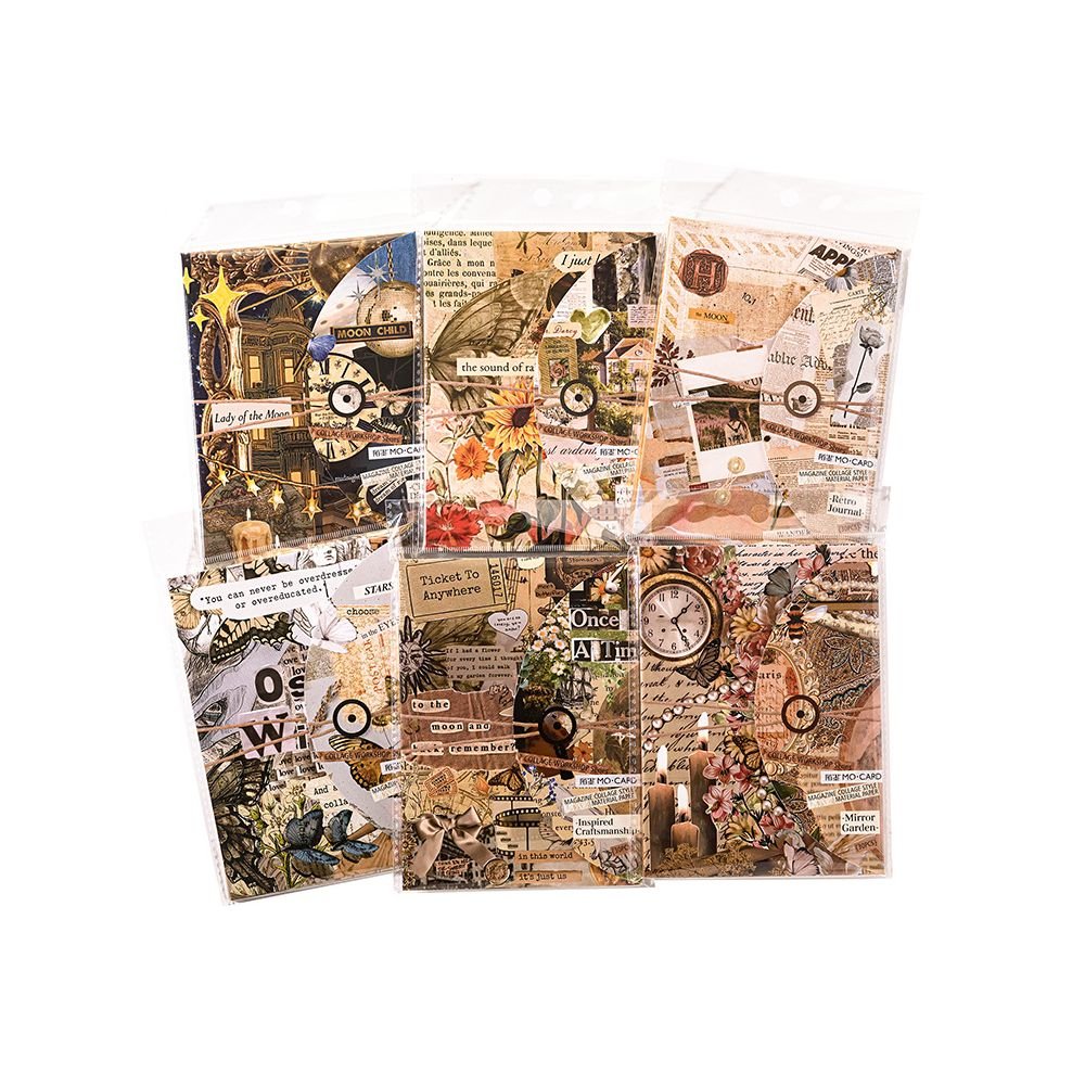 Collage Workshop Series Material Paper 6 Designs 30 Pcs - ViktaShop