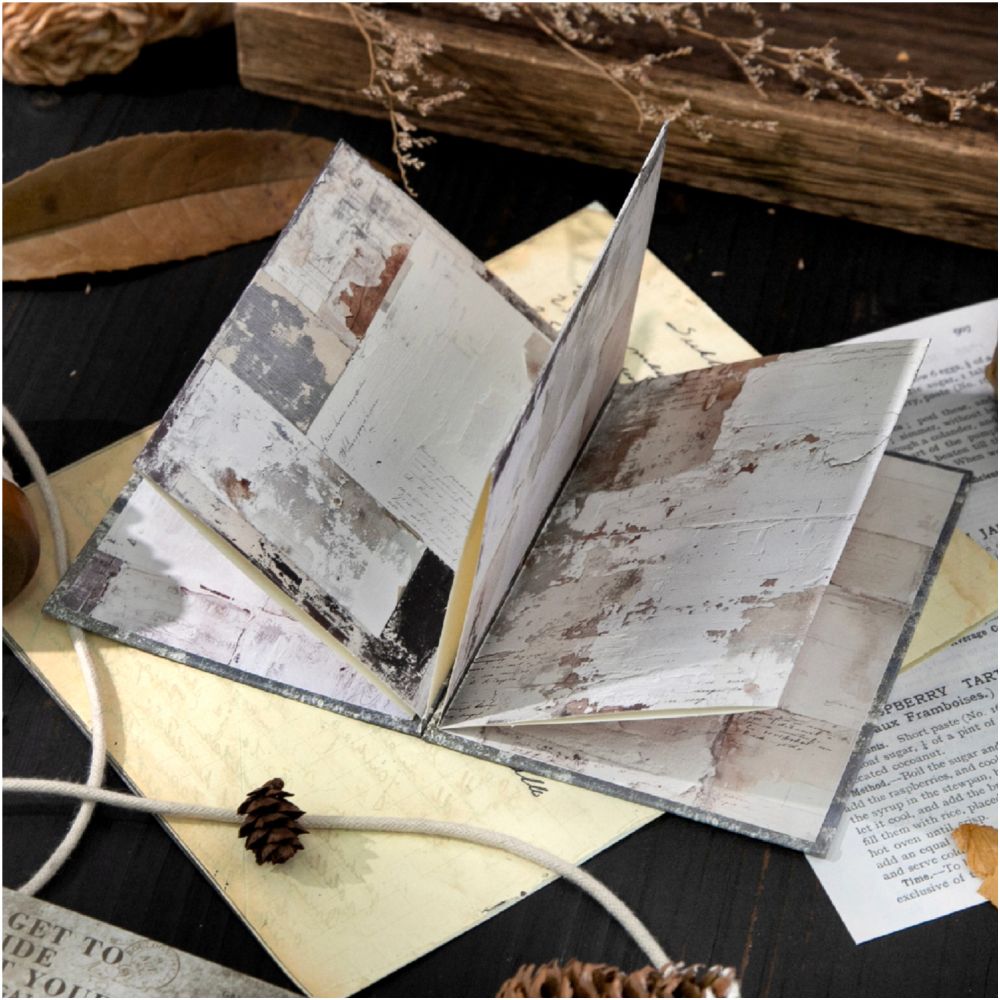 Diary Series Vintage Material Book 4 Styles - ViktaShop