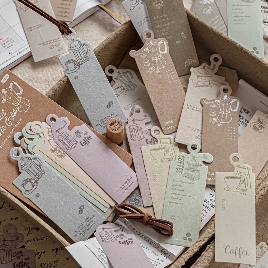 Double Pack Vintage Sticky Notes 4 Styles 10 Sheets - ViktaShop