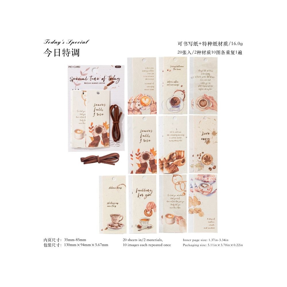 Double Pack Vintage Sticky Notes 4 Styles 10 Sheets - ViktaShop