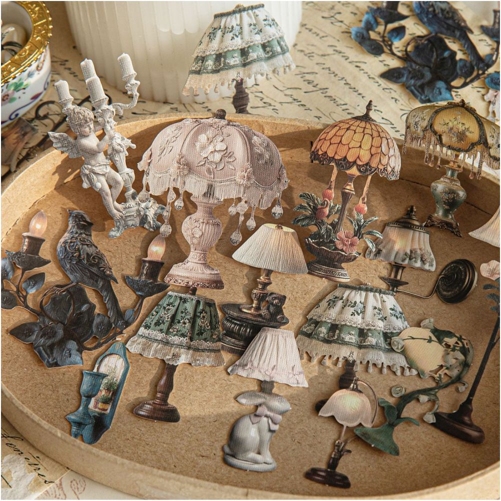 Dream House Series Hard Card Stickers 15 Sheets 6 Styles - ViktaShop