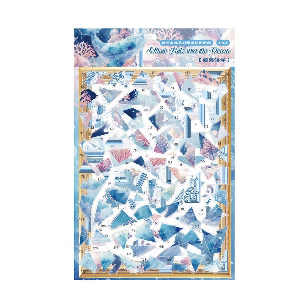 Dreamscape Series PET Stickers 3 sheets 3 designs - ViktaShop