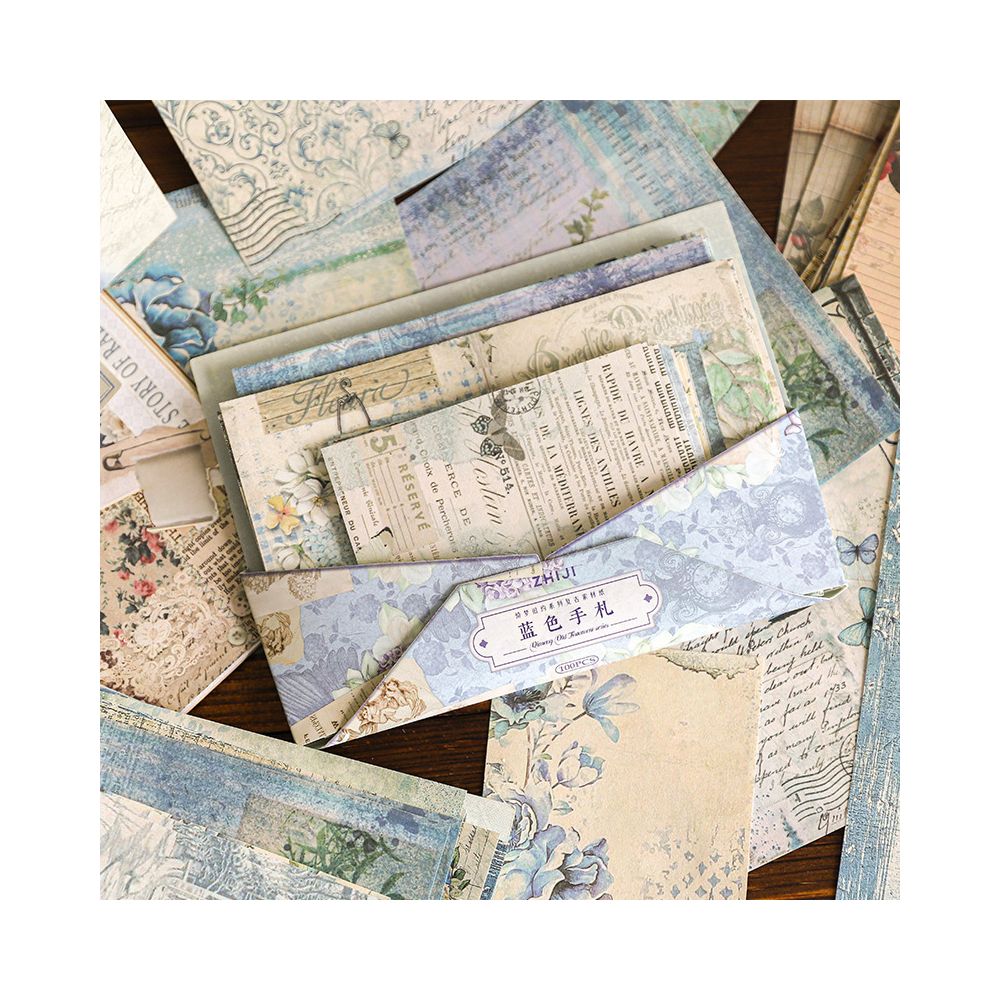 Dreamy Old Testament Series Material Paper 100 sheets 4 Designs - ViktaShop