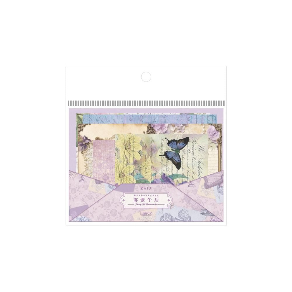 Dreamy Old Testament Series Material Paper 100 sheets 4 Designs - ViktaShop