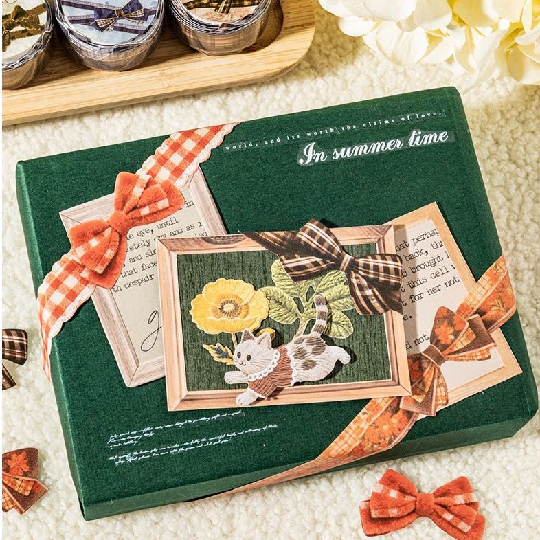 Elegant Series Vintage Paper Tape 2.5cm x 2m 6 Styles - ViktaShop