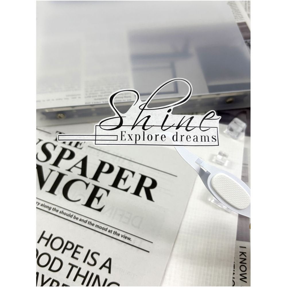 English Font Large Title PET Tape 5.5cm x 1m - ViktaShop