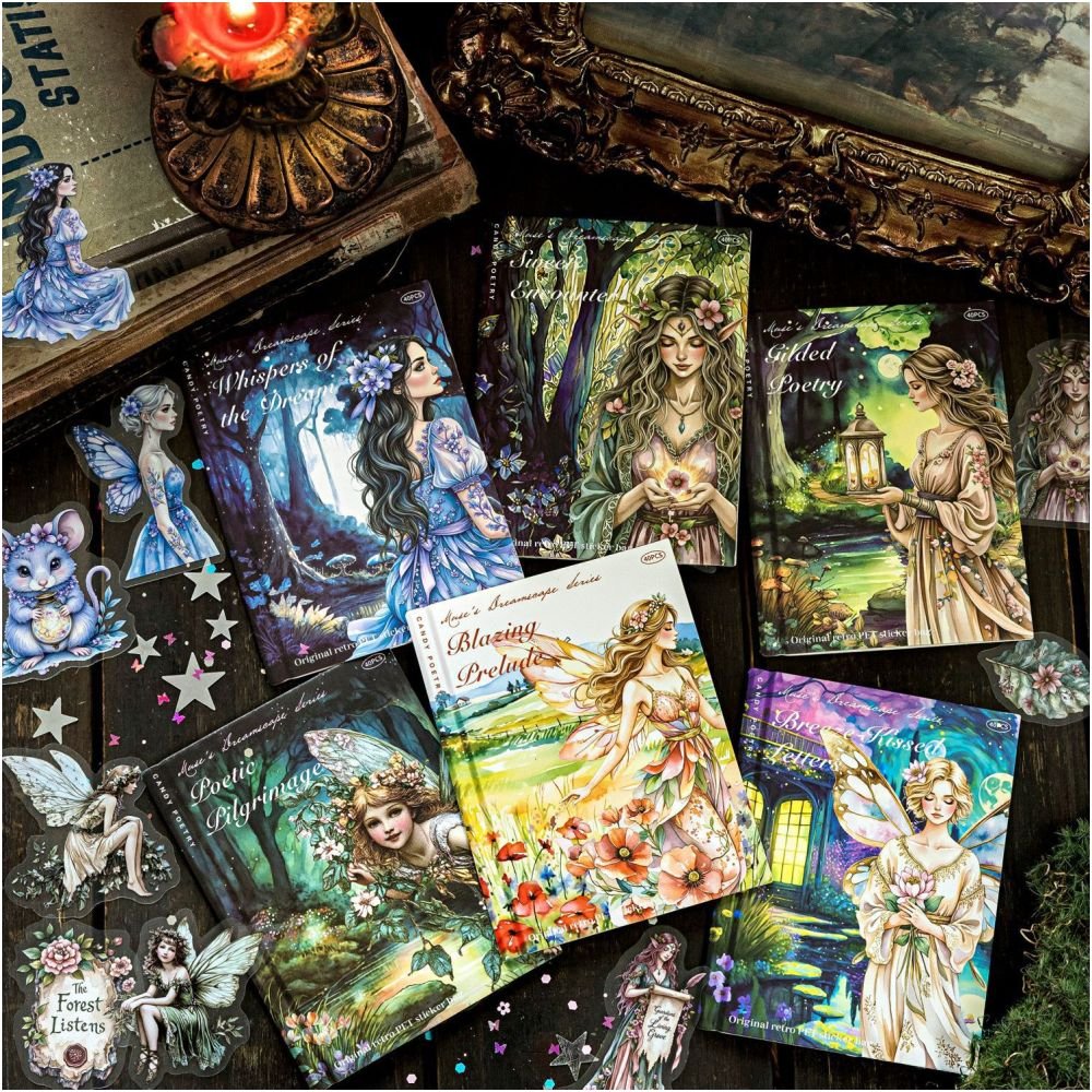 Fantasy Series PET Sticker Pack 40 Pcs 6 Styles - ViktaShop