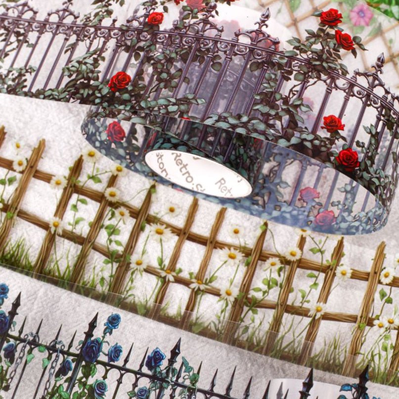 Fence Series PET Tape 6 Designs 5cm x 2m - ViktaShop