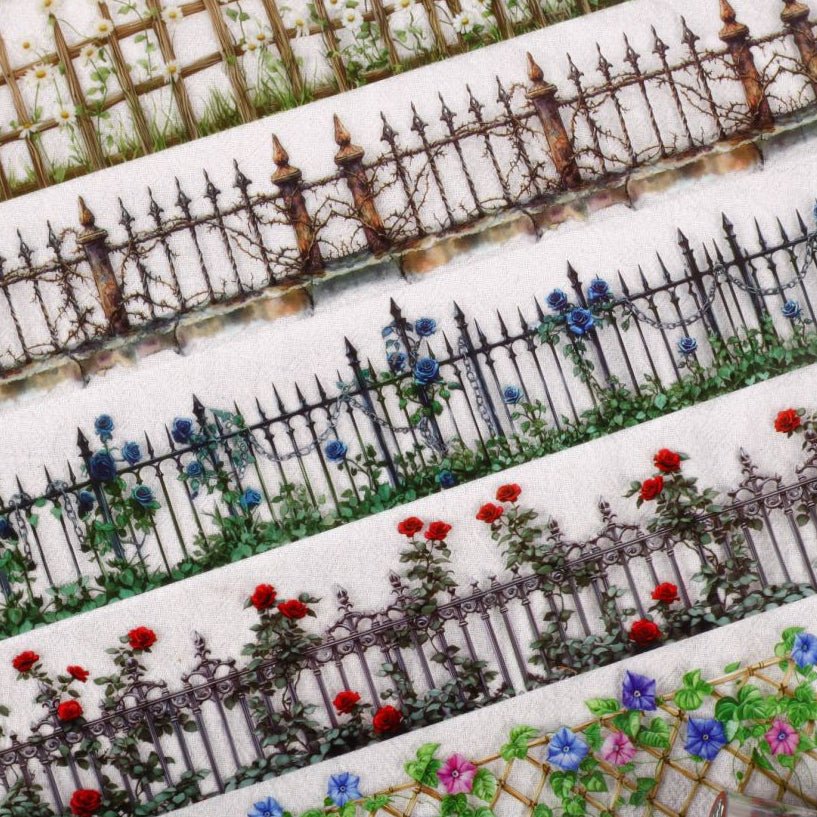Fence Series PET Tape 6 Designs 5cm x 2m - ViktaShop