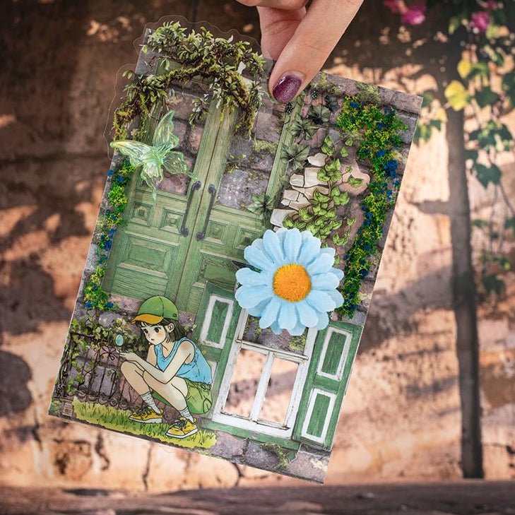 Flower Wall Landscaping Theme Paper Kit 6Types 30 Pcs - ViktaShop