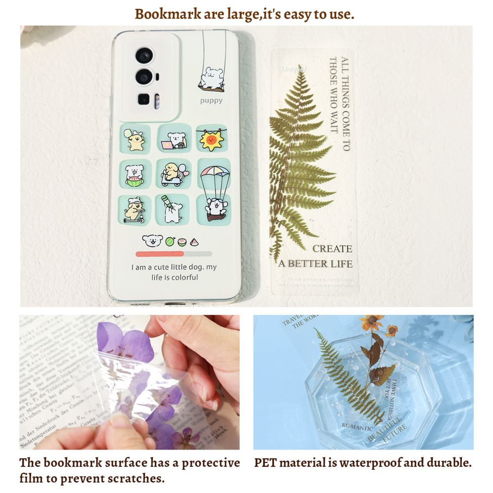 Forest Garden Series PET Stickers 4 designs 5 Sheets - ViktaShop
