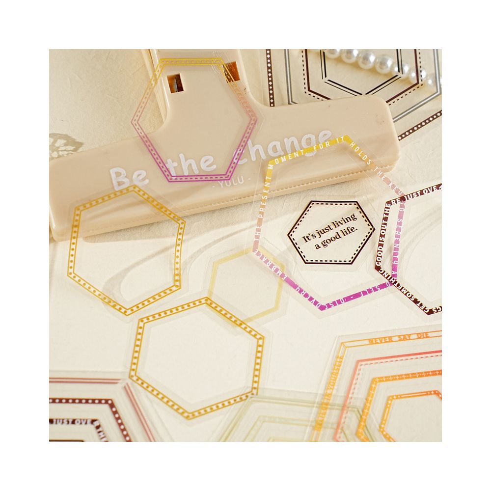 Frame Series PET Sticker Pack 6 Designs 20 Pcs - ViktaShop