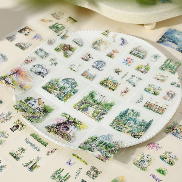Garden at the End of the City Series Sticker Box 2 Types - ViktaShop