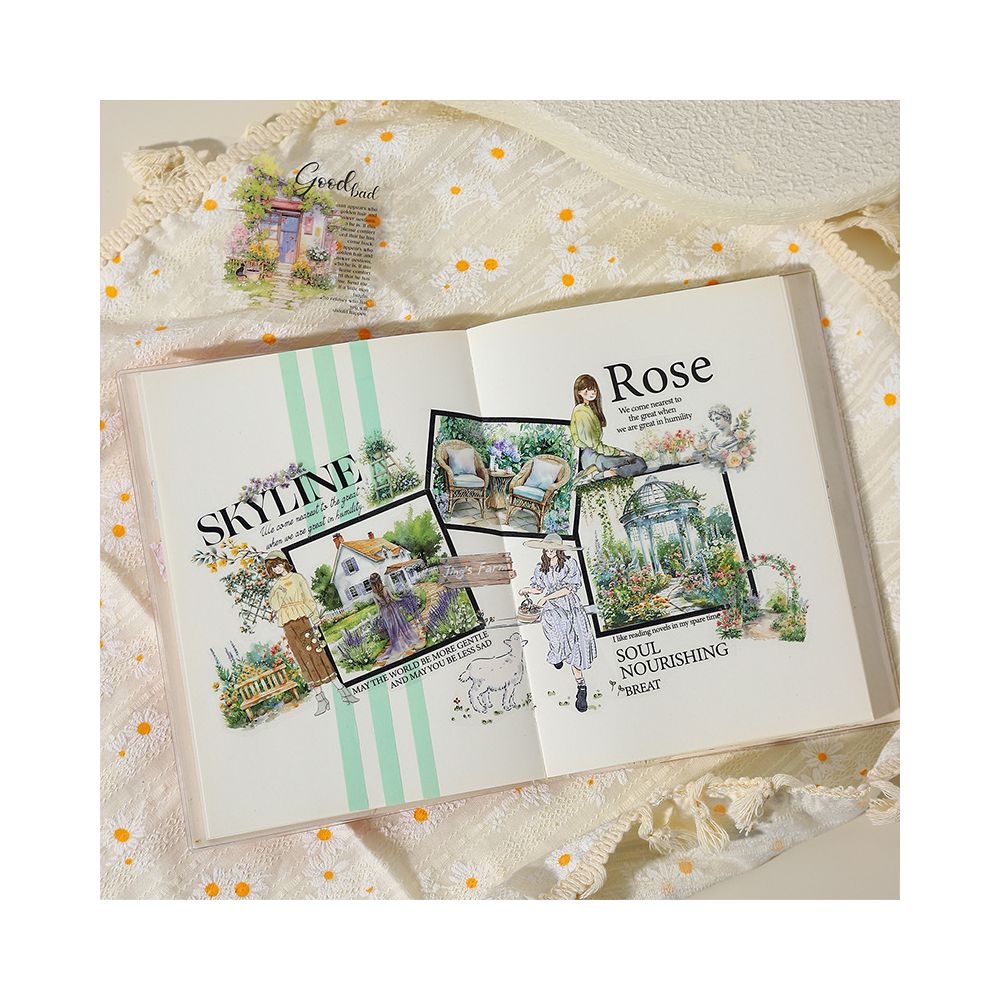 Garden at the End of the City Series Sticker Box 2 Types - ViktaShop