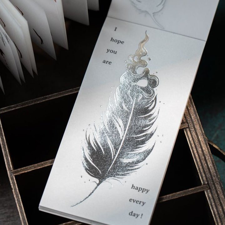 Gold and Silver Foil Stamping Material Paper 6 Styles 20 Sheets - ViktaShop
