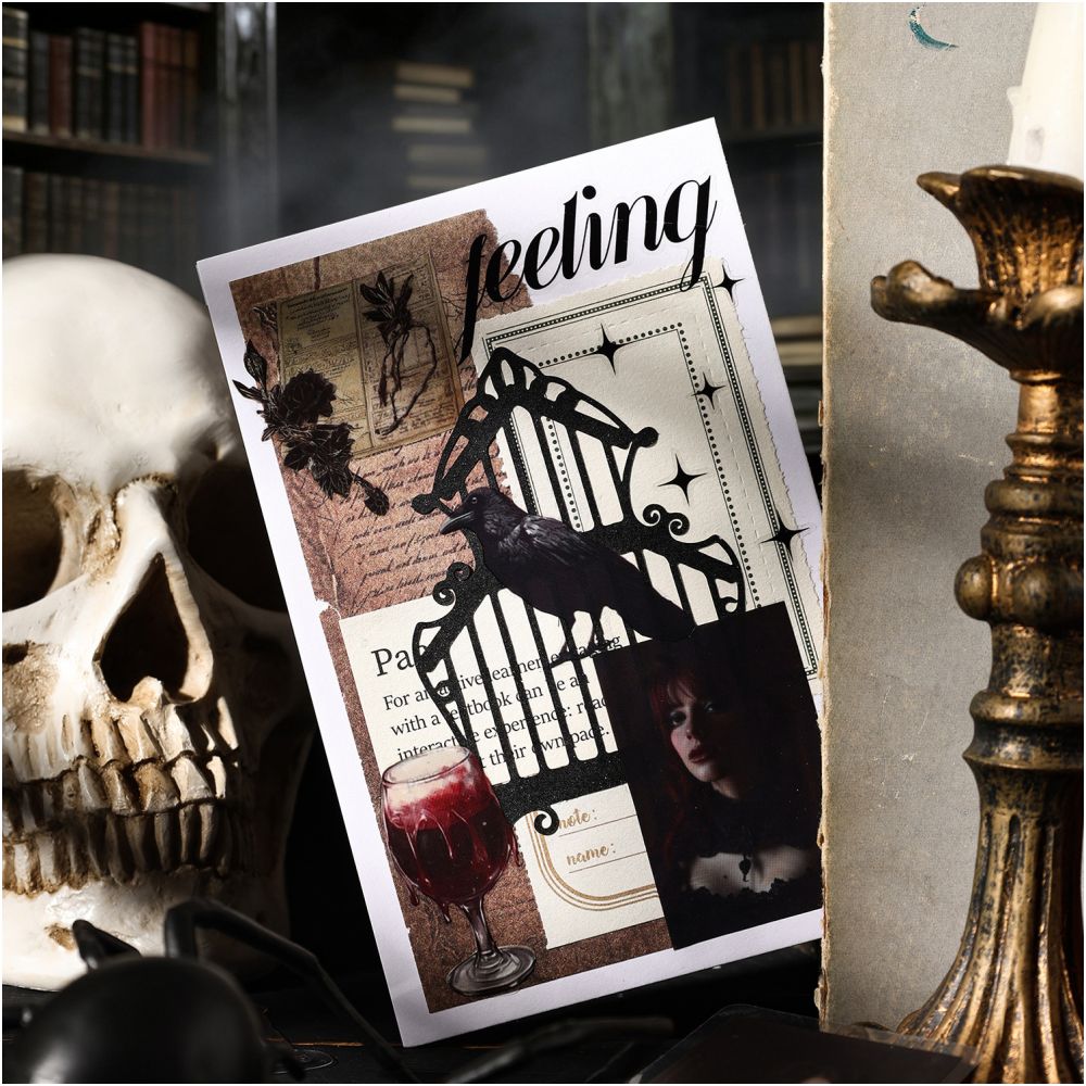 Gothic Phantom Series PET Stickers 15 Sheets 6 Designs - ViktaShop