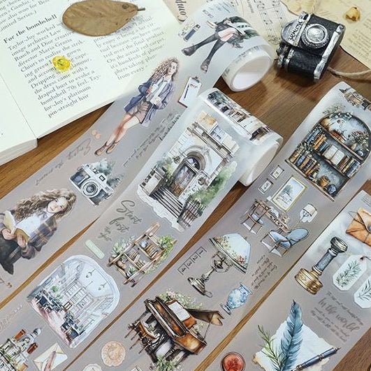 Half Cut PET Tape set 4 rolls - ViktaShop