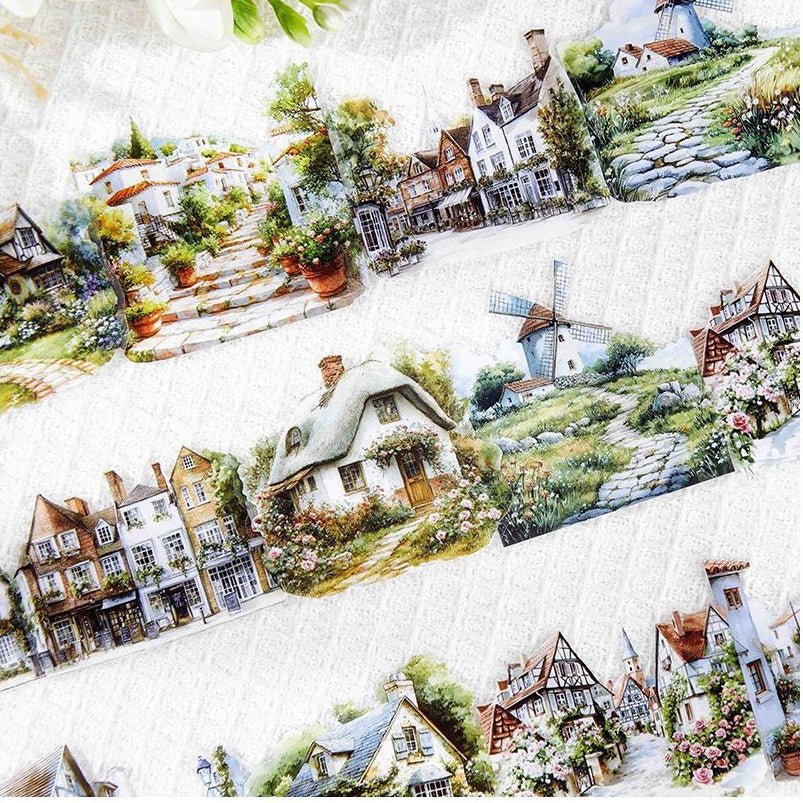 Landscape Collection Series PET Stickers 30 Pcs 6 designs - ViktaShop