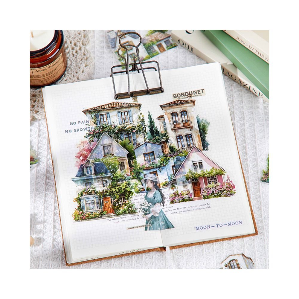 Landscape Collection Series PET Stickers 30 Pcs 6 designs - ViktaShop