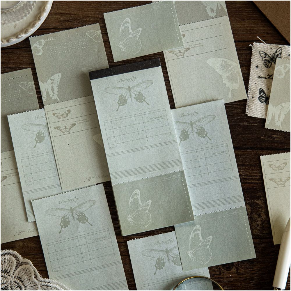 Long Strip Notebook Paper 30 Sheets 6 Designs - ViktaShop