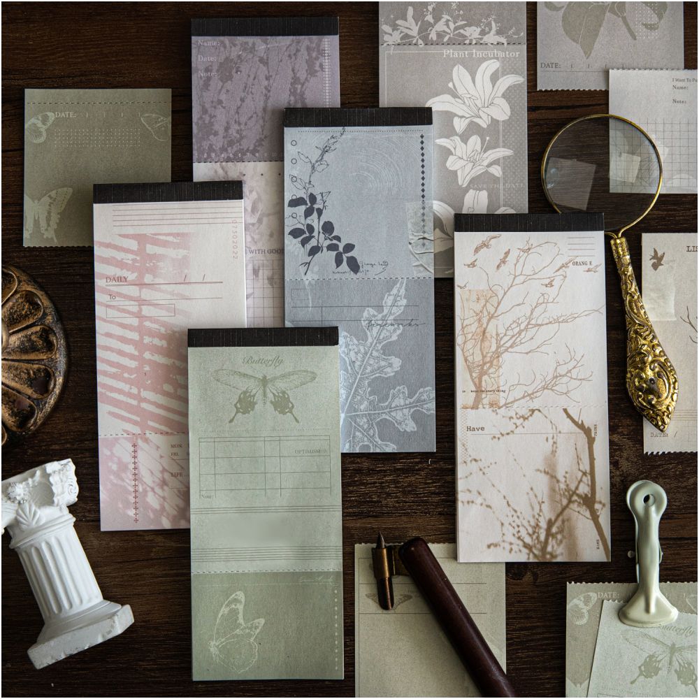 Long Strip Notebook Paper 30 Sheets 6 Designs - ViktaShop