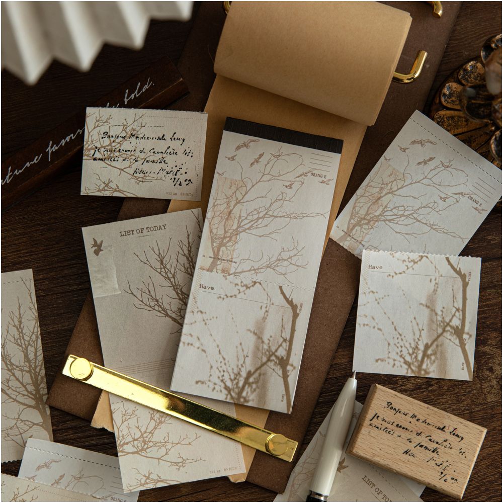 Long Strip Notebook Paper 30 Sheets 6 Designs - ViktaShop