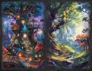 LunicArtDesign fantazy forest material paper 5.5 x 8.5 inches 20 different sheets - ViktaShop