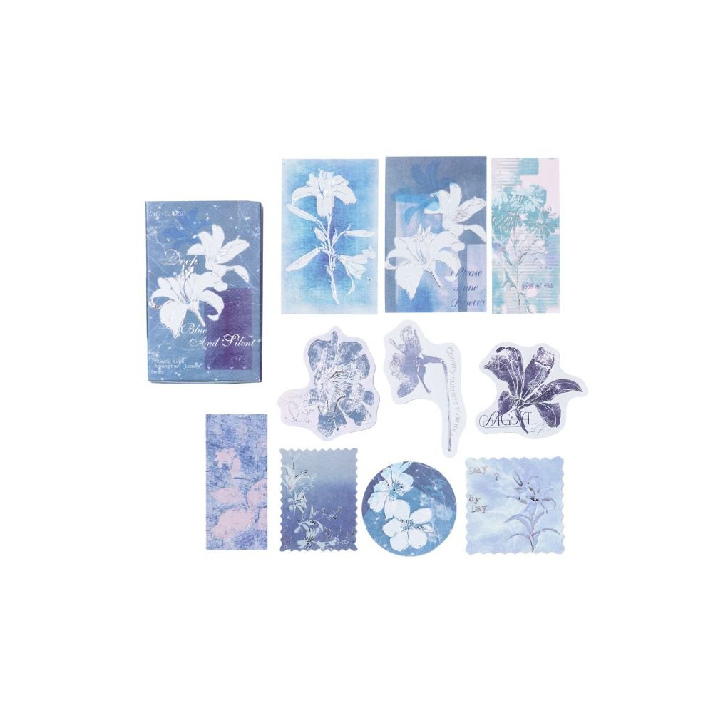 Memo Pads Leafy Light Series Material Paper 20 Sheets 6 Designs - ViktaShop